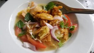5. ဆမူဆာပဲရည်သုတ်